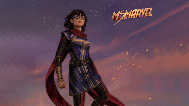 Ms Marvel Comic Art 5k Wallpaper