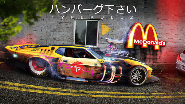 Mustang Mach Mcd Drive Thru Wallpaper