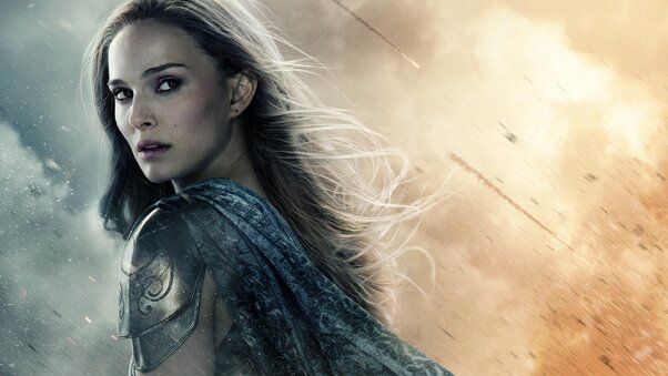 Natalie Portman In Thor Movie Wallpaper
