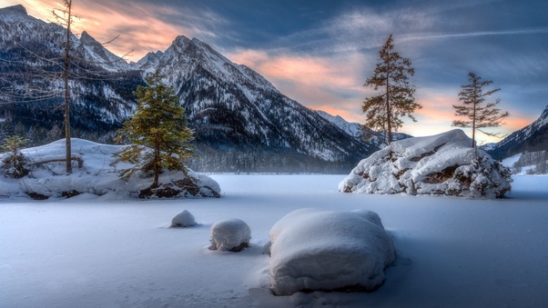 Nature Landscape Winter Snow Wallpaper