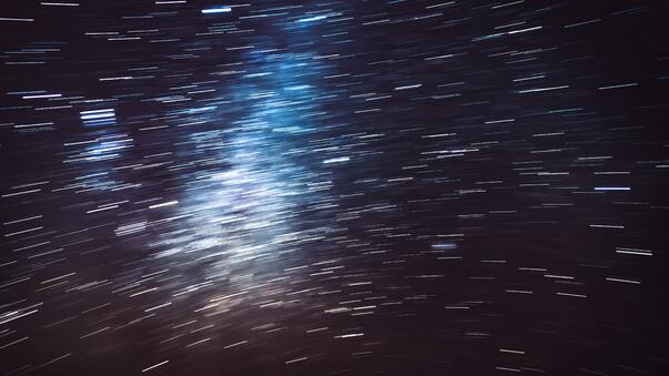 Nebula Flare Stars Spinning 5k Wallpaper