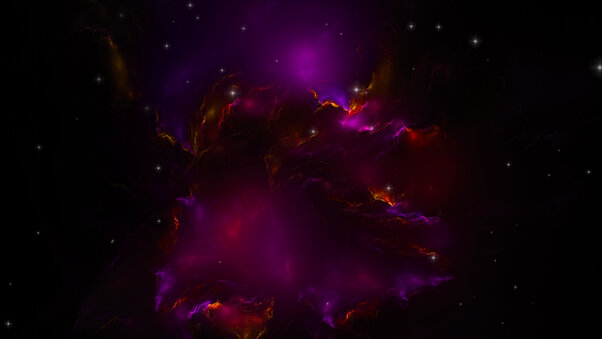 Nebula Fractal Art Wallpaper
