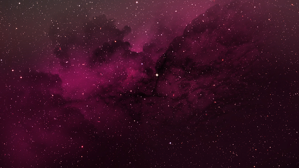 Nebula Space Red Wallpaper