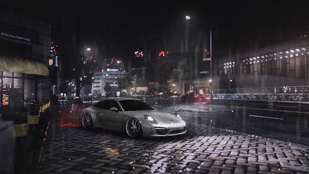 Need For Speed Porsche White Candy 4k Wallpaper