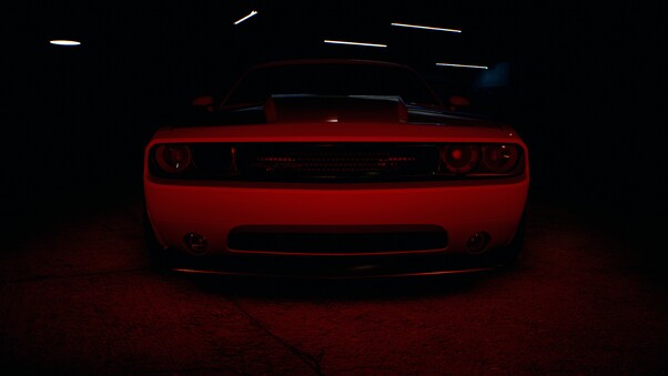 Need For Speed Red Dodge Challenger Wallpaper