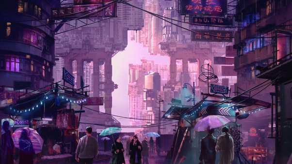 Neo Kong City Wallpaper