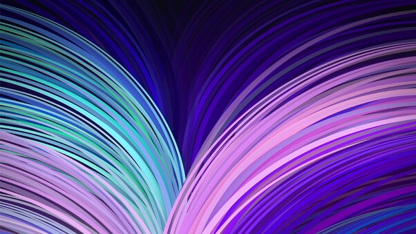 Neon Flow HD Desktop Wallpaper