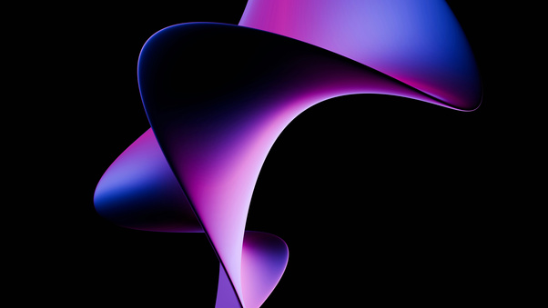 Neon Flow Twist Futuristic Gradient Waves (1280x720) Resolution Wallpaper
