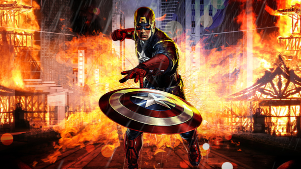 New Art Captain America Wallpaper
