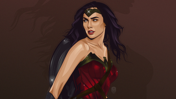 New Art Of Wonder Woman Wallpaper