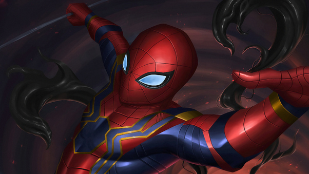 New Spider Suit Wallpaper