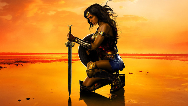New Wonder Woman Poster Wallpaper
