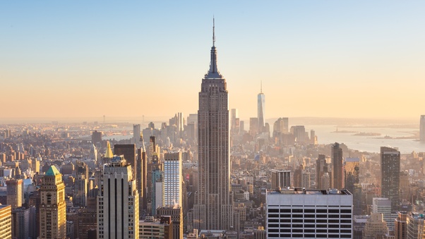 New York City Buildings At Day Sunlight Wallpaper