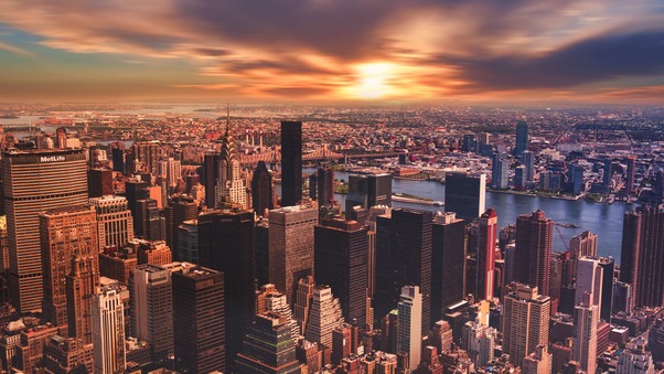 New York City Cityscape Skyscraper Wallpaper