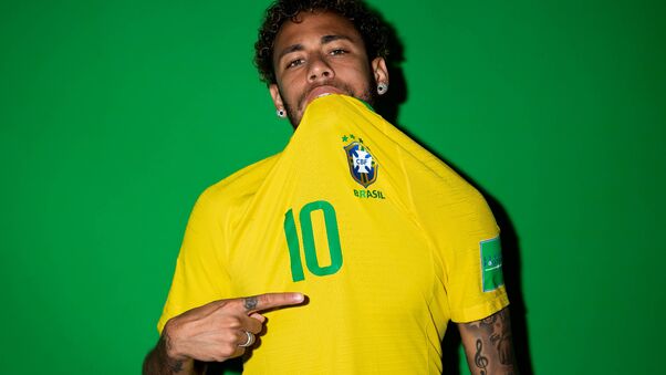 Neymar Jr Brazil Portraits 2018 Wallpaper