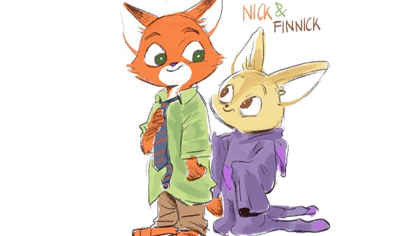 Nick And Finnick Wallpaper