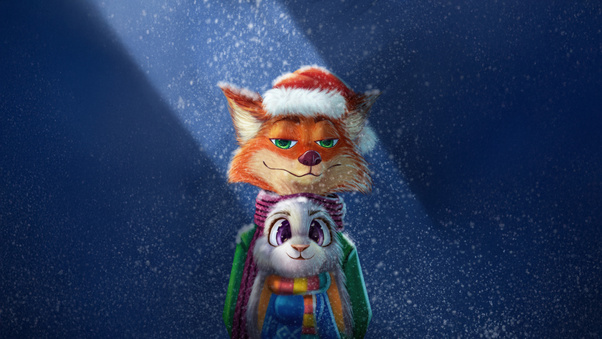 Nick X Judy (2560x1024) Resolution Wallpaper