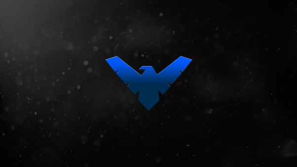 Night Wing Logo 5k Wallpaper