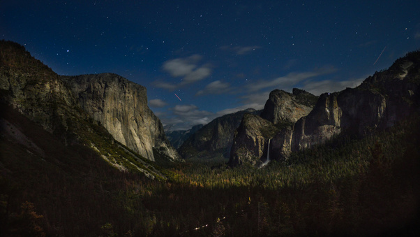 Nightfall Over Yosemite (3000x2000) Resolution Wallpaper