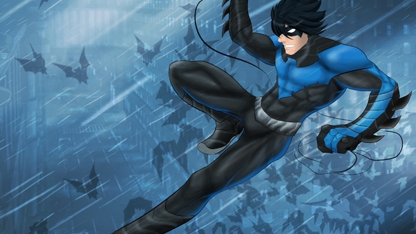 Nightwing 4k Artwork Wallpaper