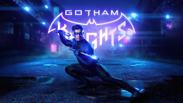 Nightwing Gotham Knight Cosplay 4k Wallpaper