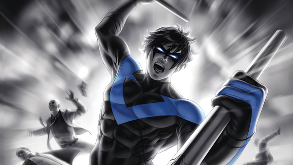 Nightwing Variant Cover 5k Wallpaper