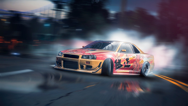 Nissan Skyline GT R Need For Speed X Street Racing Syndicate 4k