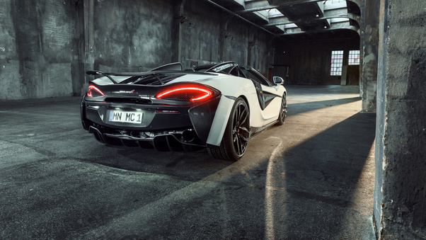 Novitec McLaren 570S Spider 2018 Rear Wallpaper