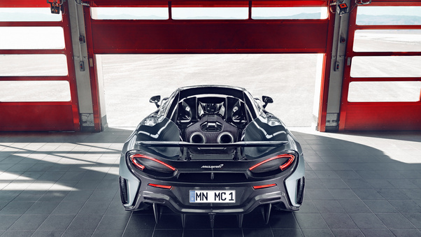 Novitec McLaren 600LT Coupe 2019 Rear Wallpaper