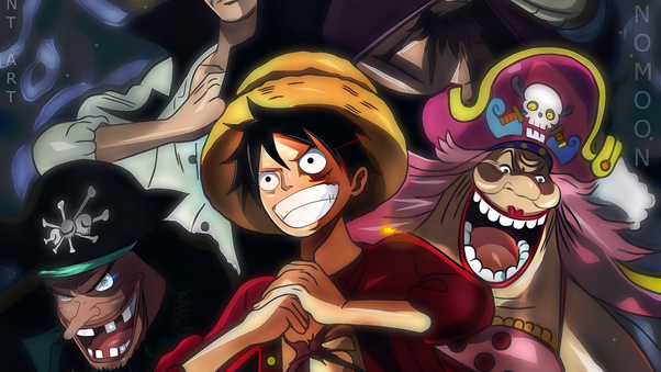 One Piece Charlotte Linlin Kaido Marshall D Teach Monkey D ...