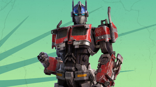 Optimus Prime In Fortnite Wallpaper