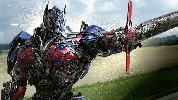 Optimus Prime In Transformers 4 Age Of Extinction Wallpaper