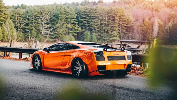 Orange Lamborghini Gallardo 4k Wallpaper