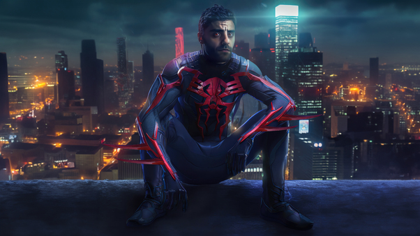Oscar Isaac As Spider Man 2099 Wallpaper