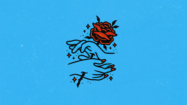 Painful Love Rose Wallpaper