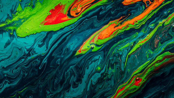 Paint Liquid Splash 5k Wallpaper