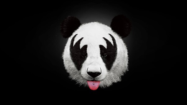Panda 4k Artwork Wallpaper