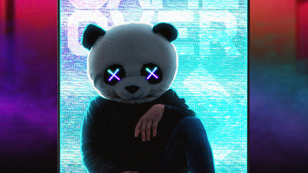 Panda With No Worries Wallpaper