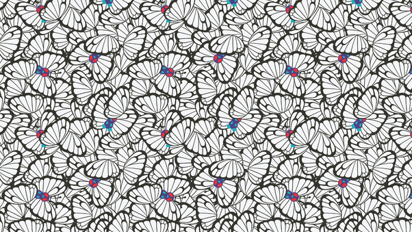 Pattern Butterfly Abstract 4k Wallpaper