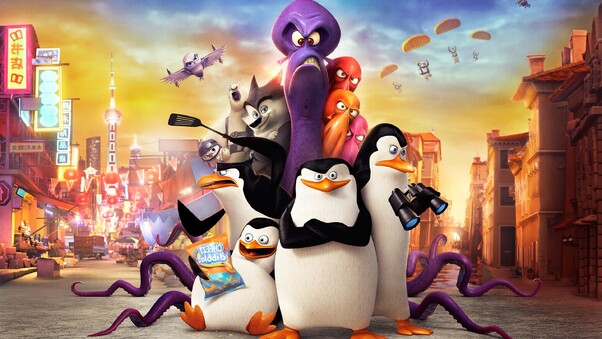 Penguins Of Madagascar Movie Wallpaper