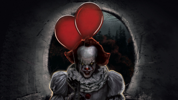 Pennywise Ballons Wallpaper