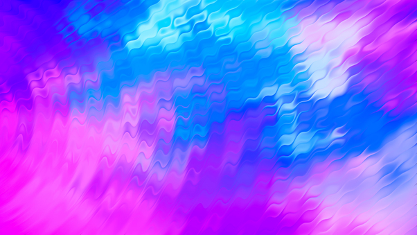 Pink Blue Shapes Abstract 4k Wallpaper