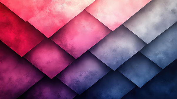 Pink Blue Watercolor Diamond Shapes (1280x720) Resolution Wallpaper