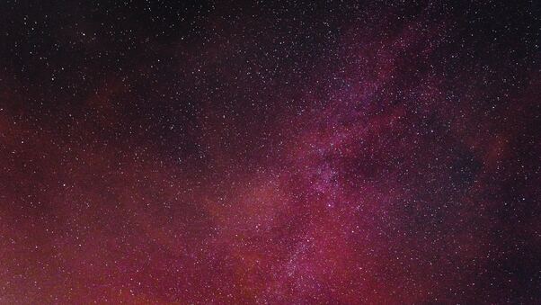 Pink Stars Night Astronomy 4k Wallpaper