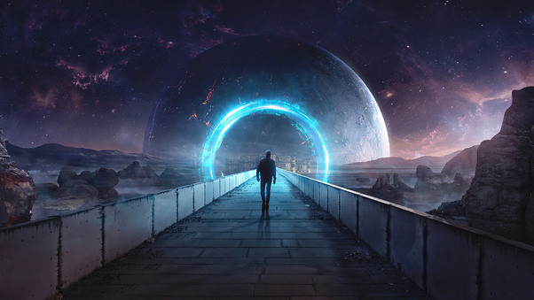 Planet Portal 4k Wallpaper