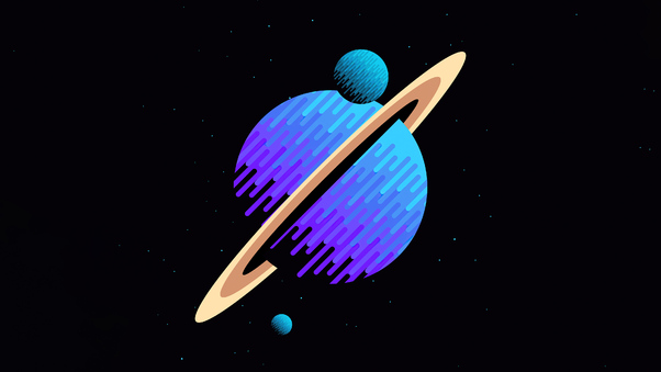 Planets Bit Art 4k Wallpaper