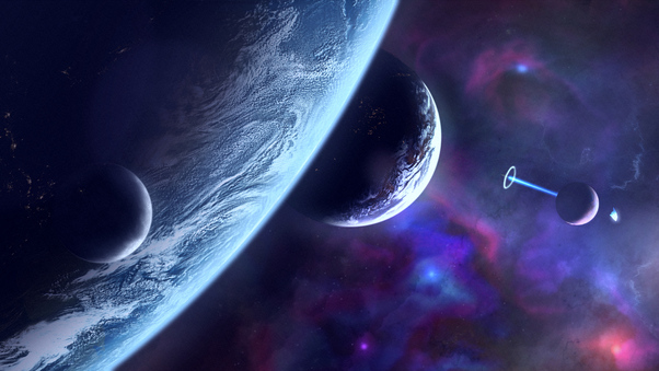 Planets Scifi Art 8k Wallpaper