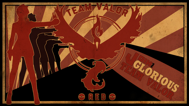 Pokemon GO Team Valor Art Wallpaper