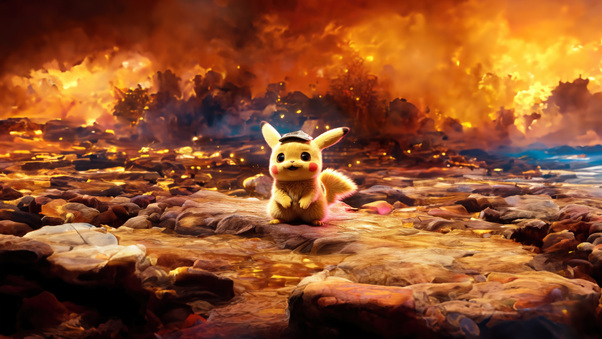Pokemons Firestorm Engulfs Wallpaper