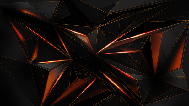 Polygon Abstract Shapes Sharp 4k Wallpaper